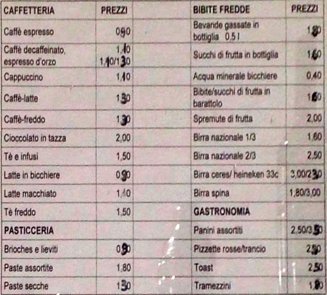 Menu di Lustri 1946 