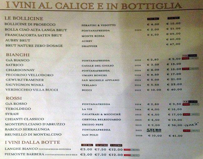 Menu di Il Pesce 