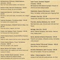 Trattoria San Nicola Menu Menu For Trattoria San Nicola Malvern Chester County