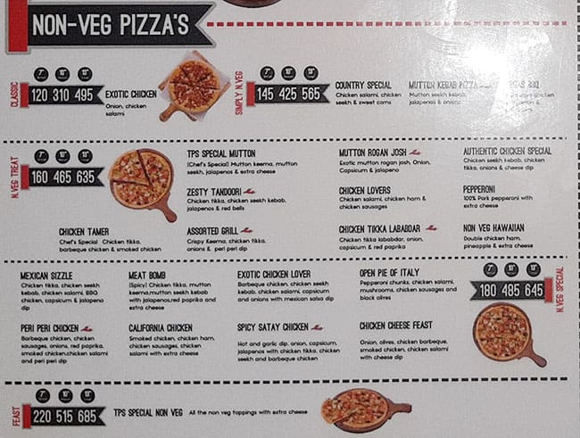 Menu at The Pizza Square, Jhansi, Near White House