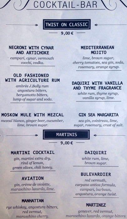 Menu di Baylon Cafè 