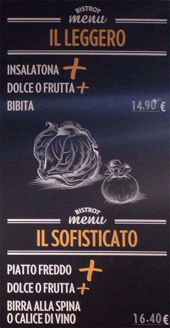 Menu di Bistrot Milano Duomo 
