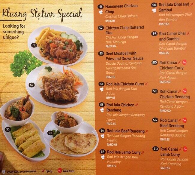 Kluang Station Menu Menu For Kluang Station Chow Kit Kuala Lumpur