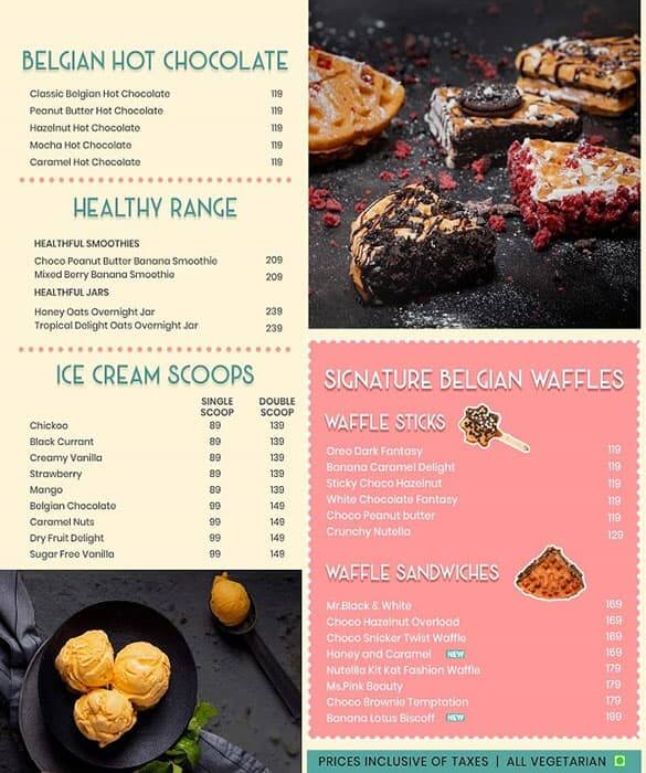 Menu at Frozen Bottle Milkshakes, Desserts And Ice Cream, Thane