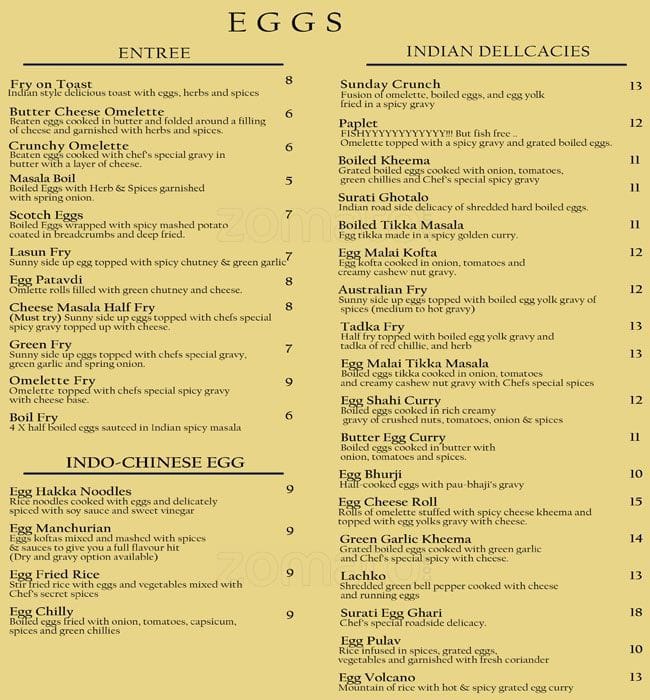 Eggs & More Menu, Menu for Eggs & More, Sandringham, Auckland ...