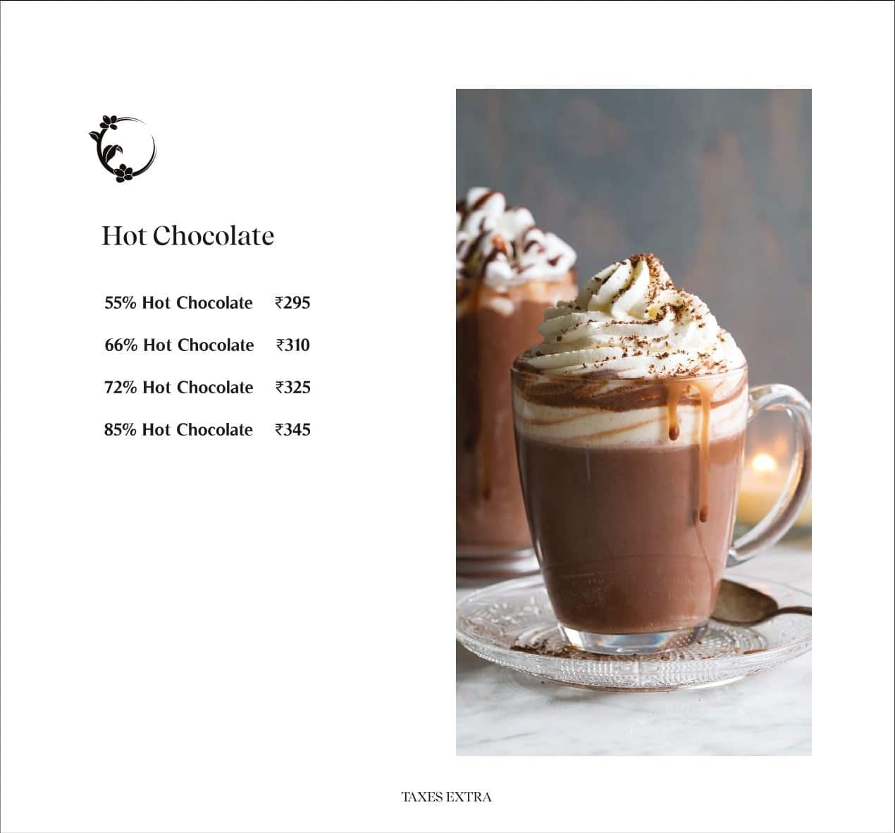 Roastery coffee house ! Kolkata menu