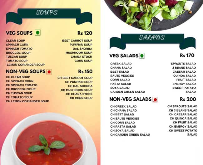 Menu of Poonam Kapur's Healthy Kitchen, Goregaon West, Mumbai