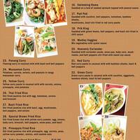 Zab Thai Restaurant Menu Menu For Zab Thai Restaurant Everett