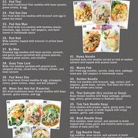 Zab Thai Restaurant Menu Menu For Zab Thai Restaurant Everett