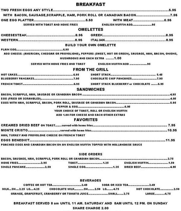 Serendipity Restaurant Menu, Menu for Serendipity Restaurant, Millsboro ...