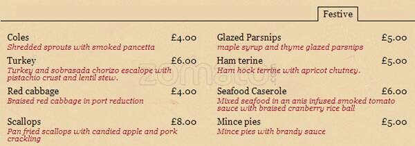 Ambiente menu