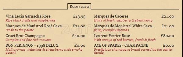 Ambiente menu