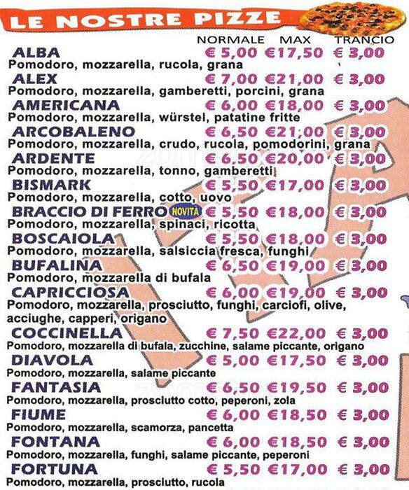 Menu di Italia 1 N. 3 