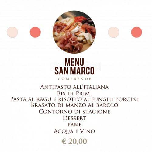 Menu di Terminal Gianicolo Ristorante I Quattro Evangelisti 