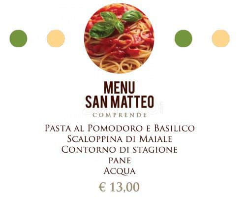 Menu di Terminal Gianicolo Ristorante I Quattro Evangelisti 