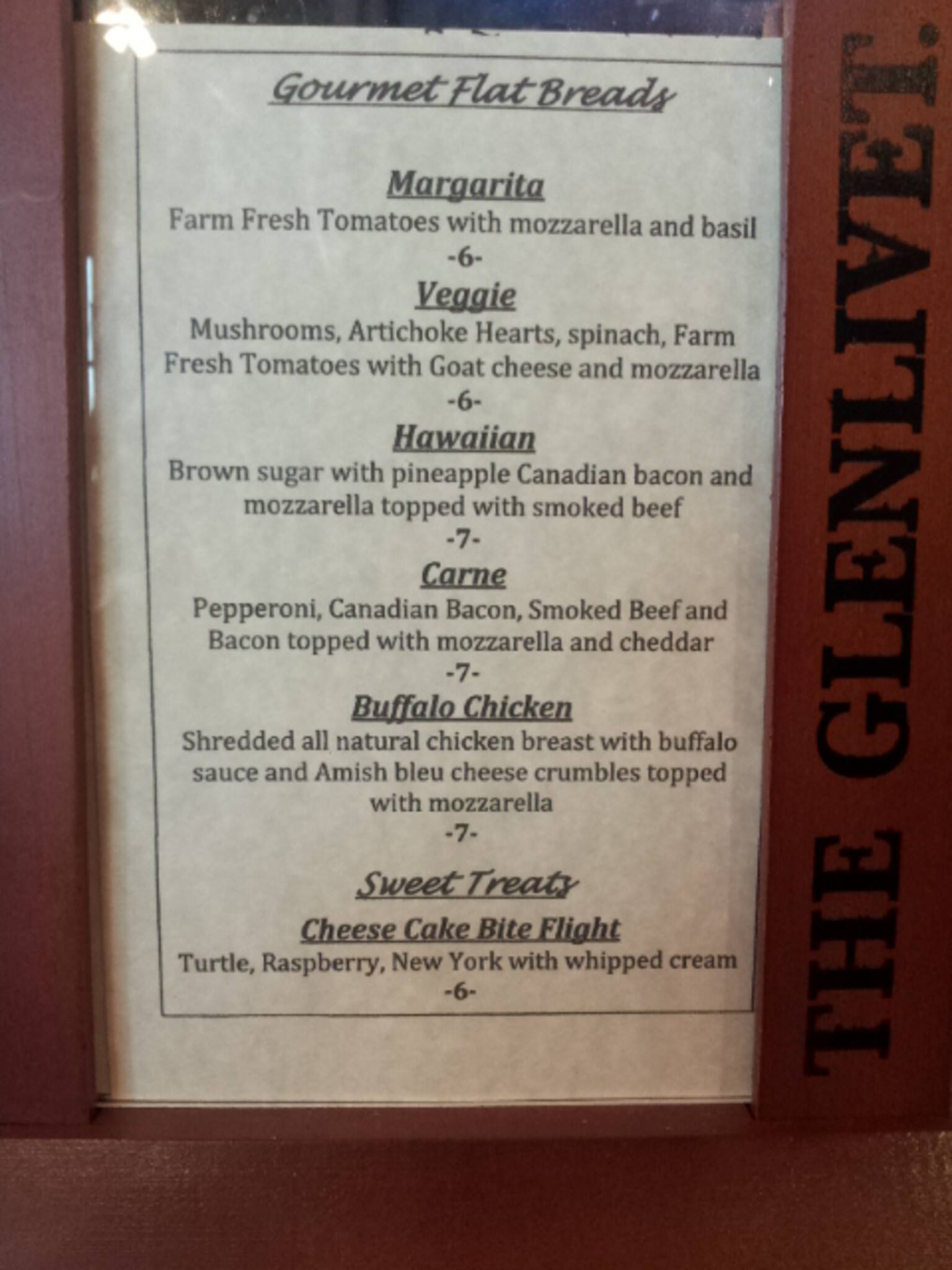 The Barrel Bar Menu, Menu for The Barrel Bar, O'Fallon, St. Louis