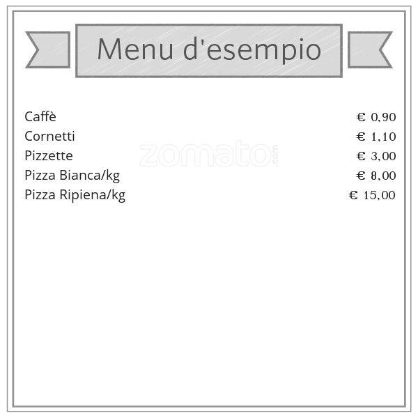 Menu di Pan Focaccia 
