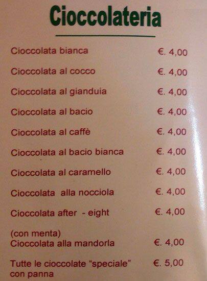Menu di Silos Café 