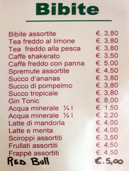 Menu di Silos Café 