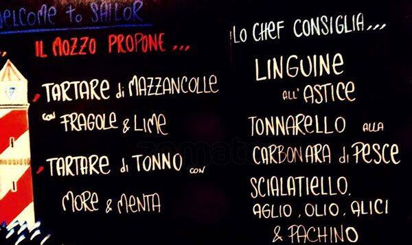 Menu di Sailor 