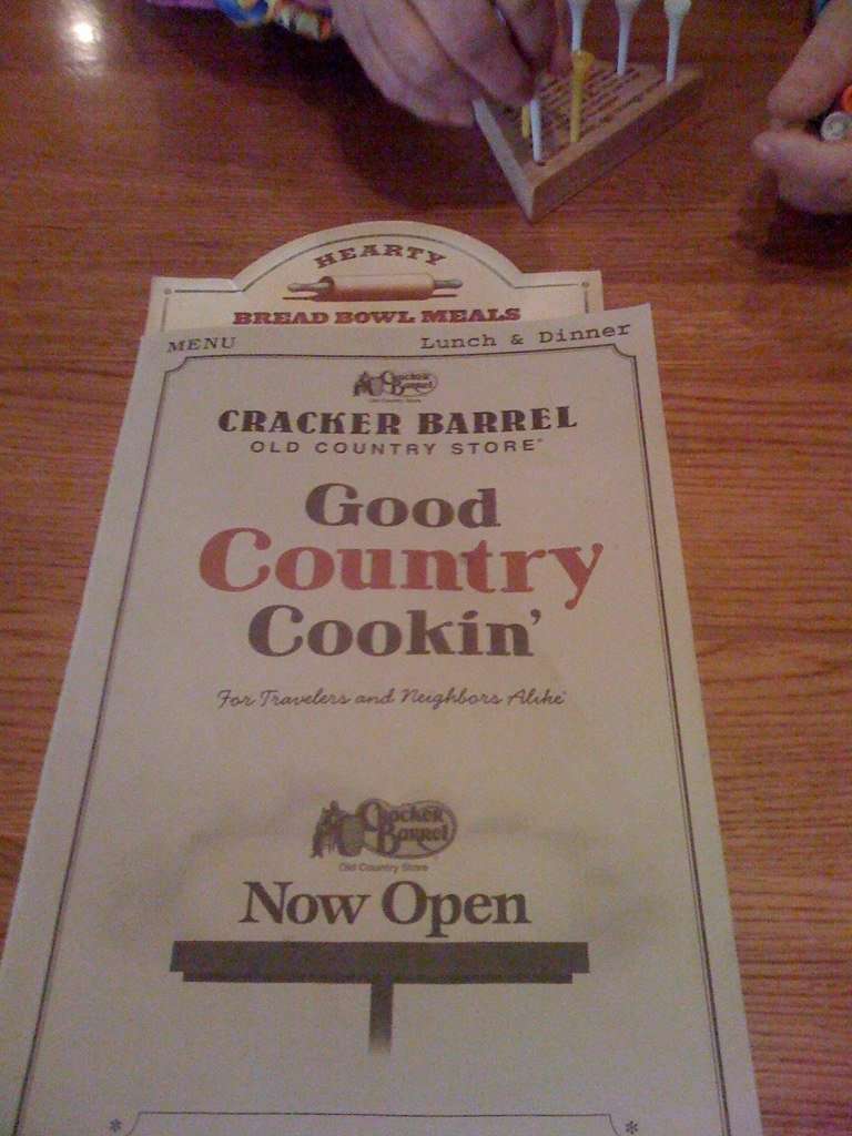 Cracker Barrel Menu, Menu for Cracker Barrel, Midland, Odessa