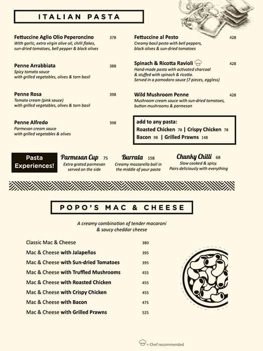 Menu at The Pizza Bakery, Bengaluru, Coconut Grove