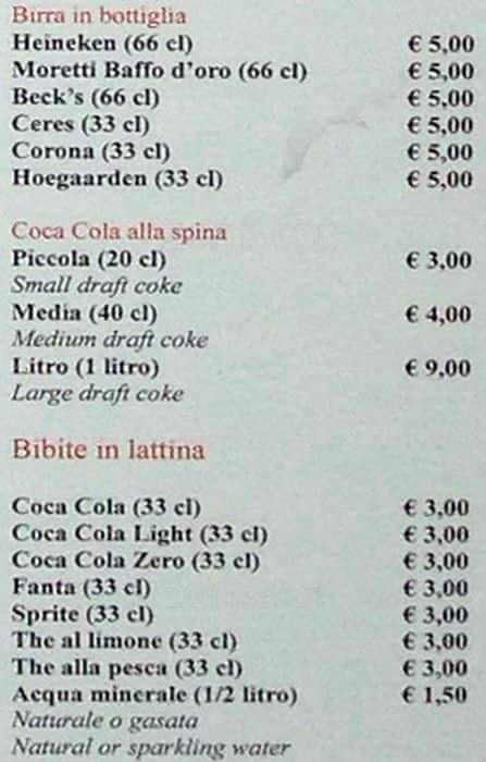 Menu di Da Noi 2 