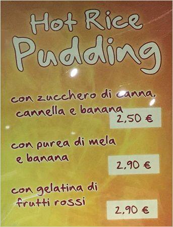 Menu di Chiquita Fruit Bar 