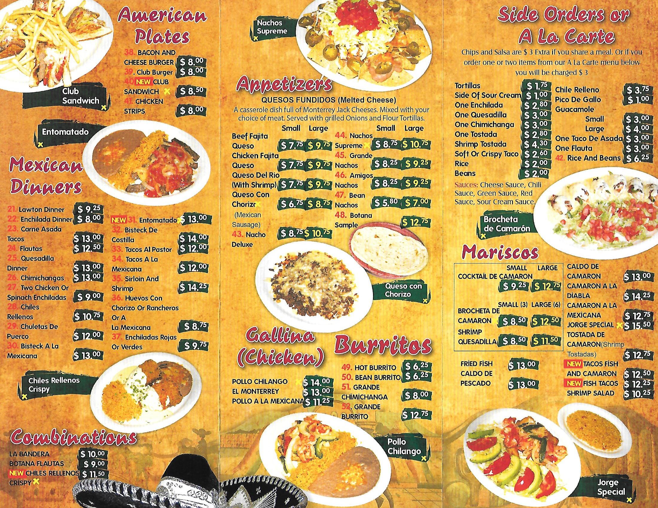 menu-at-los-tres-amigos-restaurant-lawton-e-gore-blvd