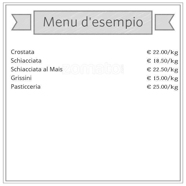 Menu di Bollani Milano 1930 