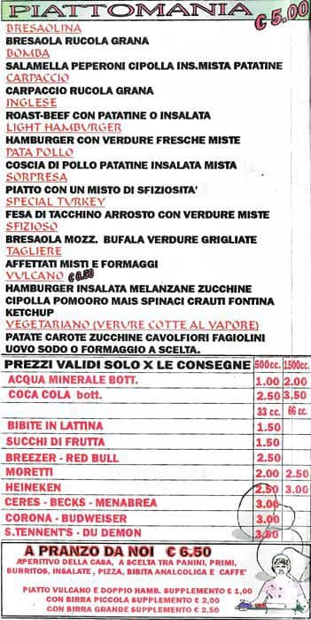 Menu di Drive In 