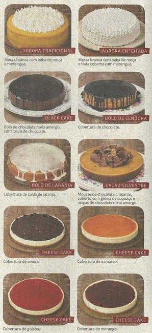 Cake & Co cardápio