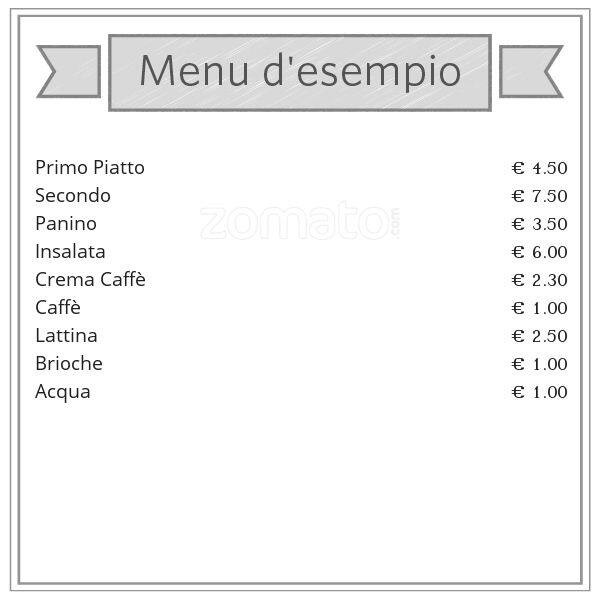 Menu di Franci'S Bar Di Lanzetta Carmine & C. 