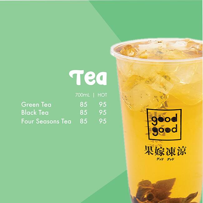 Menu at GoodGood Milk Tea Banawe restaurant, Quezon City, Banawe St.