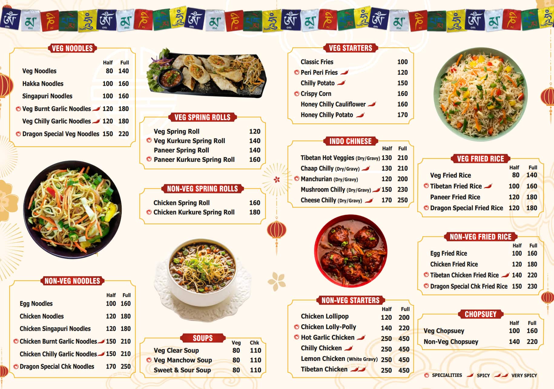 Dragon bowl menu discount
