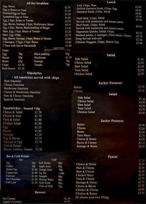 Cafe Pagoda Menu, Menu for Cafe Pagoda, Kew, London Zomato UK