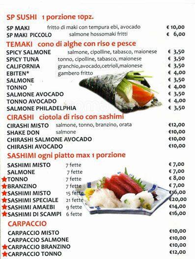 Menu di enci 