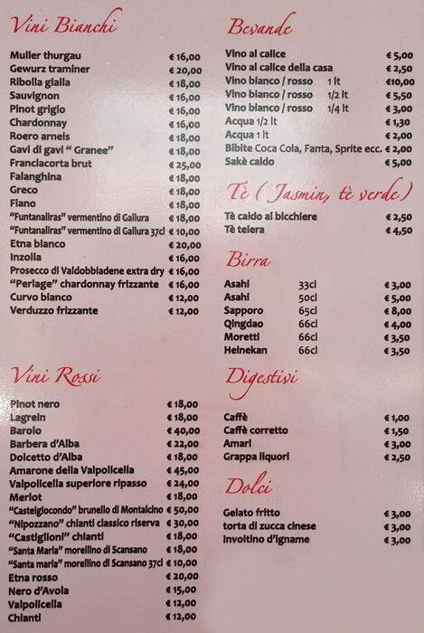 Menu di enci 