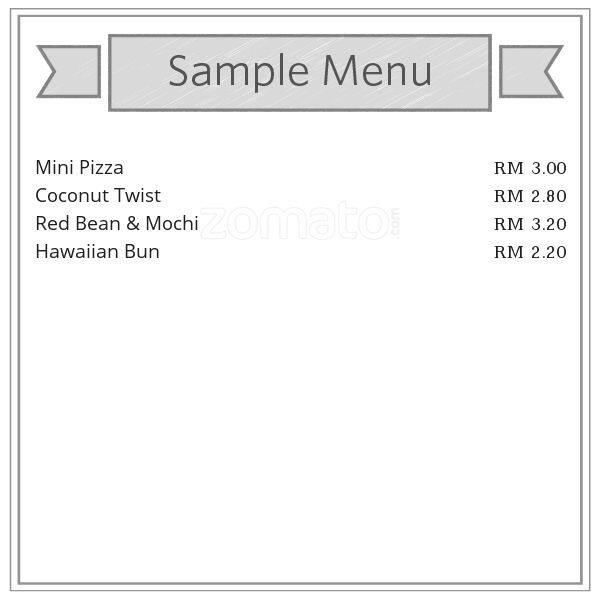 Bake One Warm Menu, Menu for Bake One Warm, Taman Cheras, Kuala Lumpur