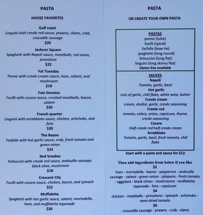 Creole Soul Kitchen Menü, Creole Soul Kitchen, Spring Hill, Brisbane