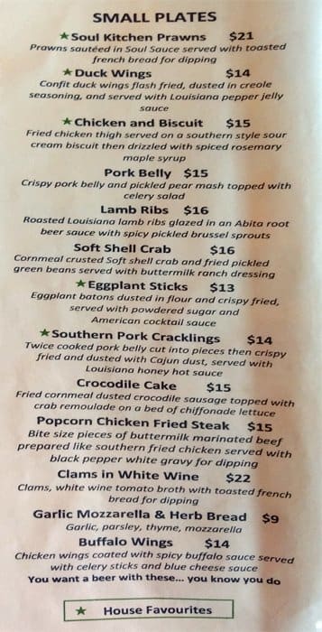 Menu At Creole Soul Kitchen Restaurant Spring Hill menu-at-creole-soul-kitchen-restaurant-spring-hill