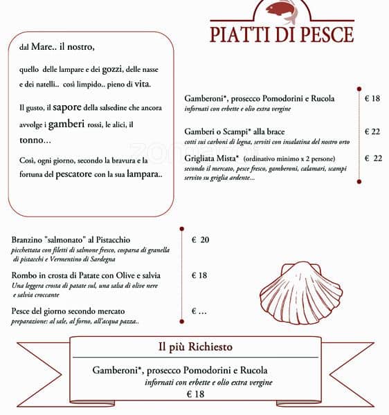 Menu da Locanda Dei Massimi ristorante, Roma Menu da Locanda Dei Massimi ristorante, Roma