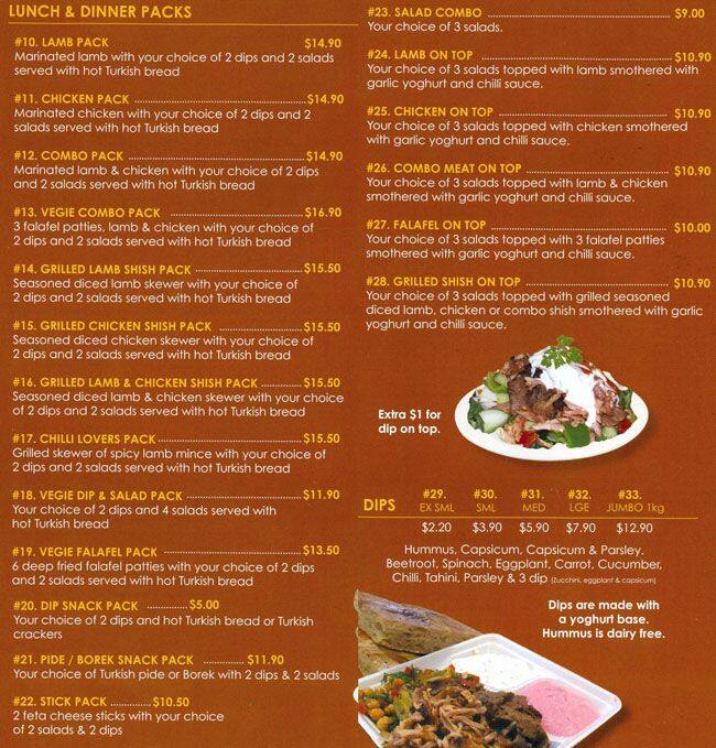 Kebabs R Yummy Menu, Menu for Kebabs R Yummy, South Melbourne, Melbourne Urbanspoon/Zomato