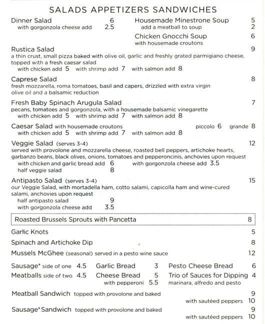 Pasta Jay's Menu, Menu for Pasta Jay's, Lone Tree, Denver - Urbanspoon ...