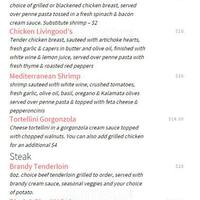 Livingood S Menu Menu For Livingood S Plattsburgh Plattsburgh