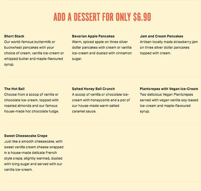 Menu at The Pancake Parlour Doncaster restaurant, Doncaster