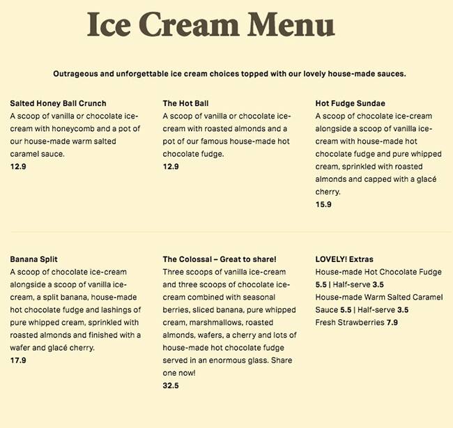 Menu at The Pancake Parlour restaurant, Narre Warren