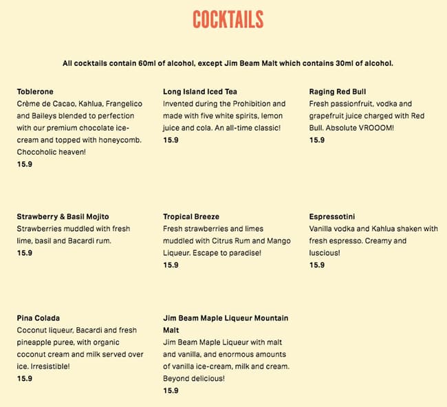 Menu at The Pancake Parlour restaurant, Ringwood, Shop R20/175