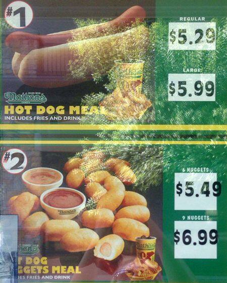 Bruster's menu