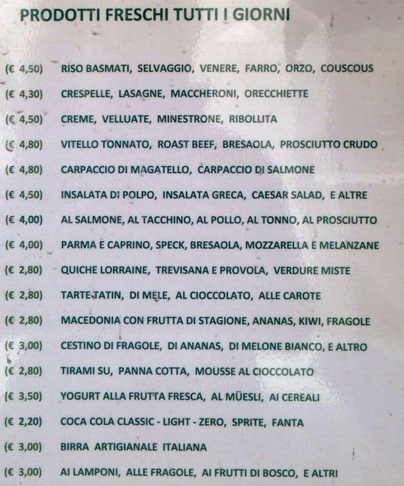 Menu di My Good Food 